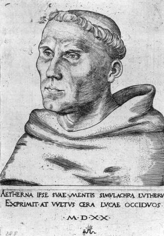 Luther szerzetesként